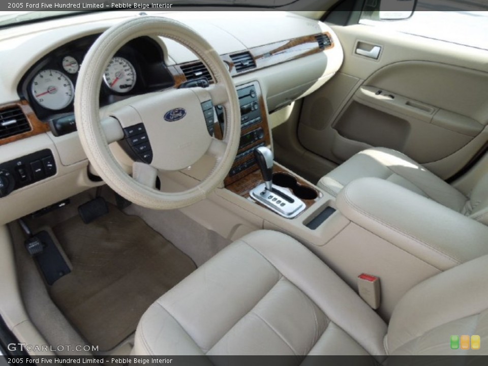 Pebble Beige Interior Prime Interior for the 2005 Ford Five Hundred Limited #63024140