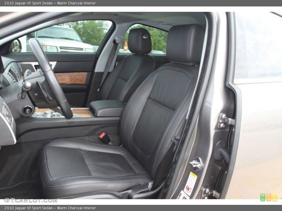Warm Charcoal Interior Front Seat for the 2010 Jaguar XF Sport Sedan #63024560