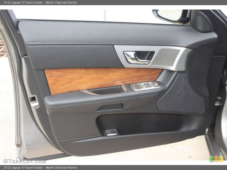 Warm Charcoal Interior Door Panel for the 2010 Jaguar XF Sport Sedan #63024605