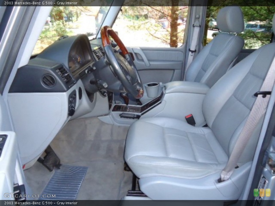 Gray Interior Photo for the 2003 Mercedes-Benz G 500 #63027726