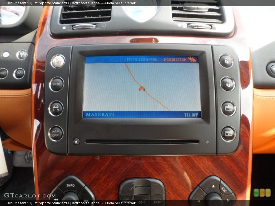 Cuoio Sella Interior Navigation for the 2005 Maserati Quattroporte  #63028971