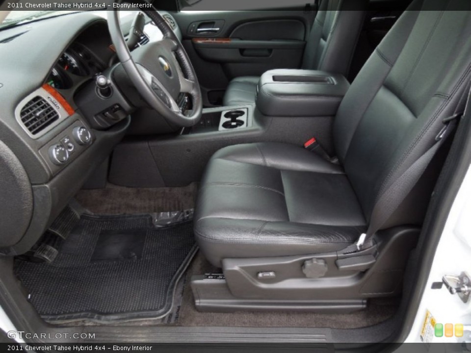 Ebony Interior Photo for the 2011 Chevrolet Tahoe Hybrid 4x4 #63035073