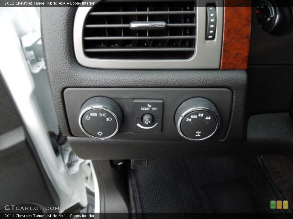 Ebony Interior Controls for the 2011 Chevrolet Tahoe Hybrid 4x4 #63035097