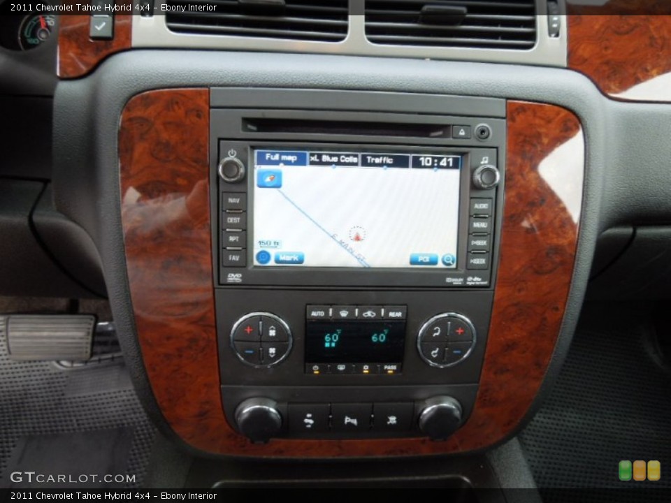 Ebony Interior Navigation for the 2011 Chevrolet Tahoe Hybrid 4x4 #63035109