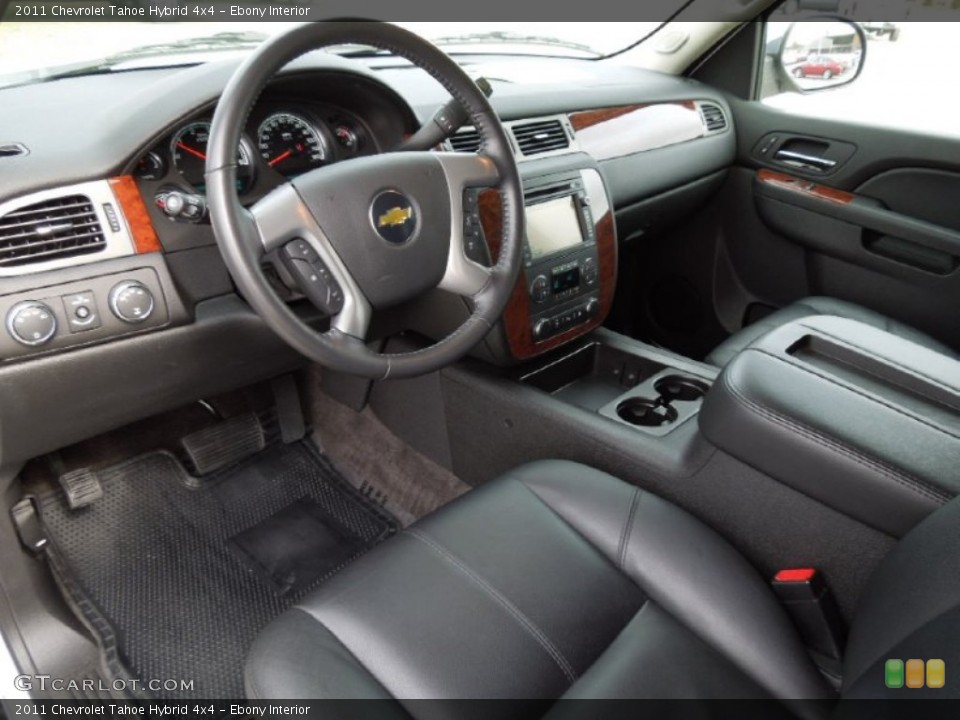 Ebony 2011 Chevrolet Tahoe Interiors