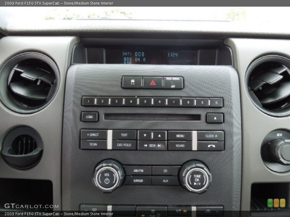 Stone/Medium Stone Interior Controls for the 2009 Ford F150 STX SuperCab #63035796
