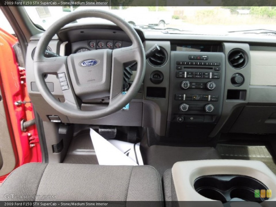 Stone/Medium Stone Interior Dashboard for the 2009 Ford F150 STX SuperCab #63035811