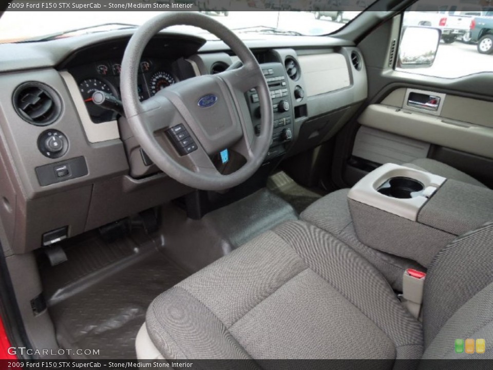Stone/Medium Stone Interior Prime Interior for the 2009 Ford F150 STX SuperCab #63035838