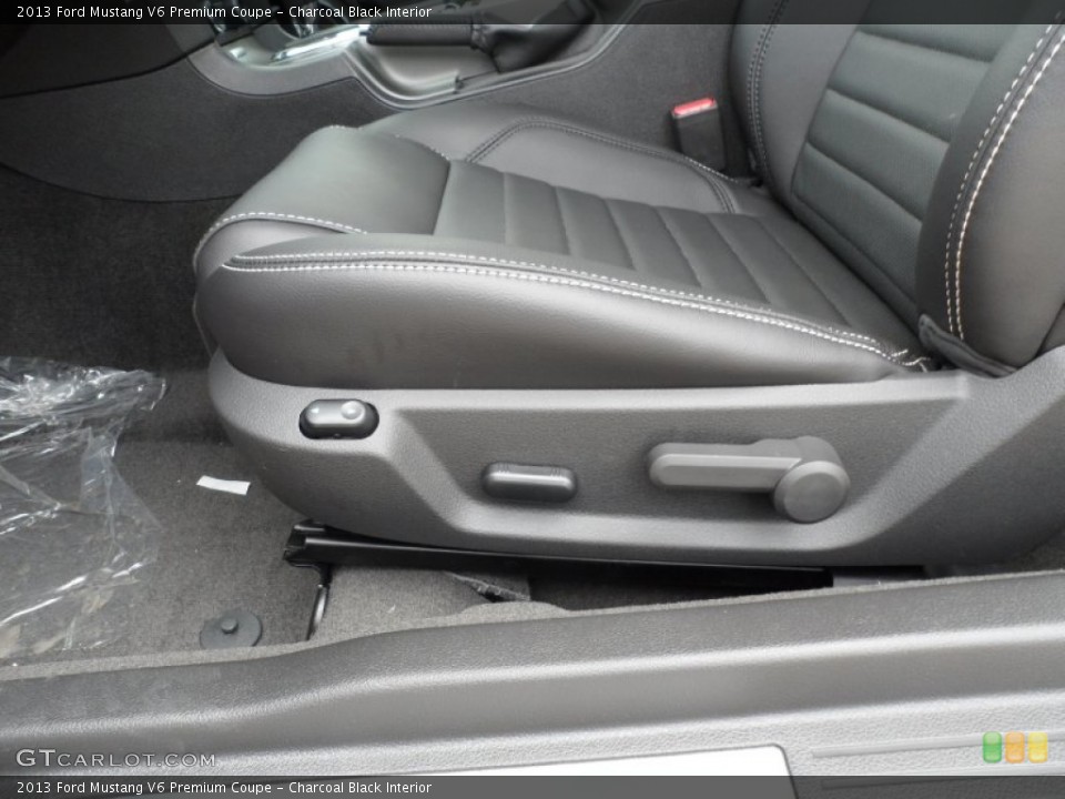 Charcoal Black Interior Controls for the 2013 Ford Mustang V6 Premium Coupe #63039137