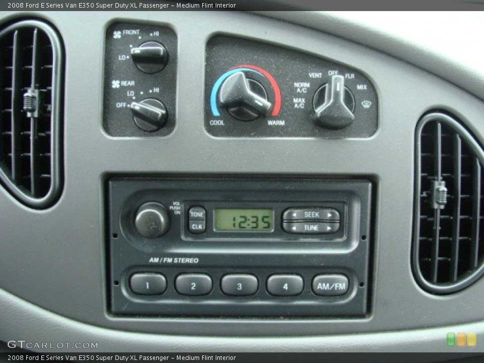 Medium Flint Interior Controls for the 2008 Ford E Series Van E350 Super Duty XL Passenger #63042385