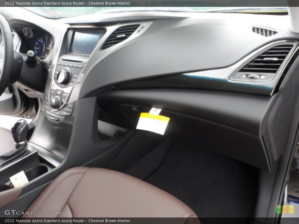 Chestnut Brown Interior Dashboard for the 2012 Hyundai Azera  #63042427