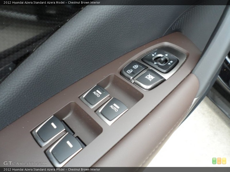 Chestnut Brown Interior Controls for the 2012 Hyundai Azera  #63042481