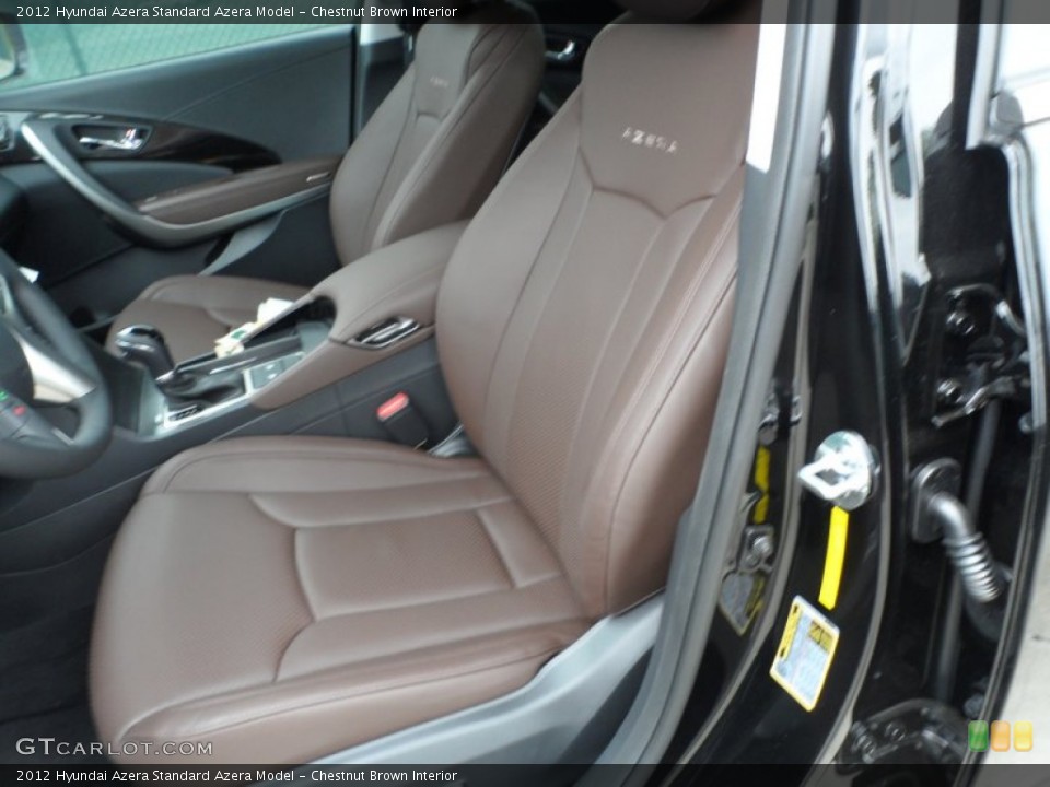 Chestnut Brown Interior Photo for the 2012 Hyundai Azera  #63042490