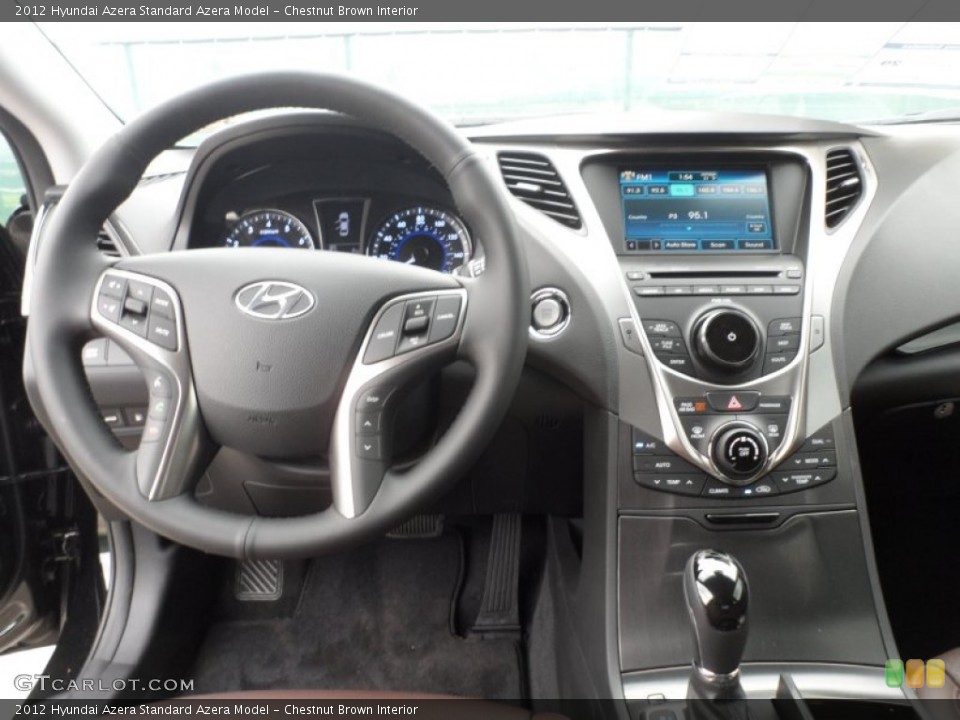 Chestnut Brown Interior Dashboard for the 2012 Hyundai Azera  #63042508