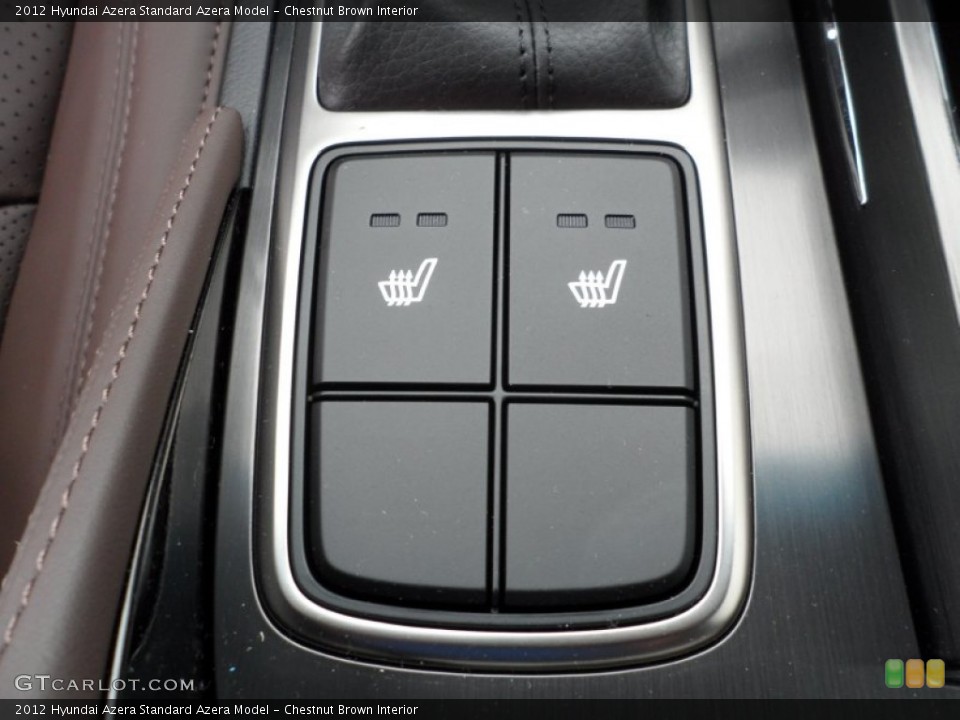 Chestnut Brown Interior Controls for the 2012 Hyundai Azera  #63042565