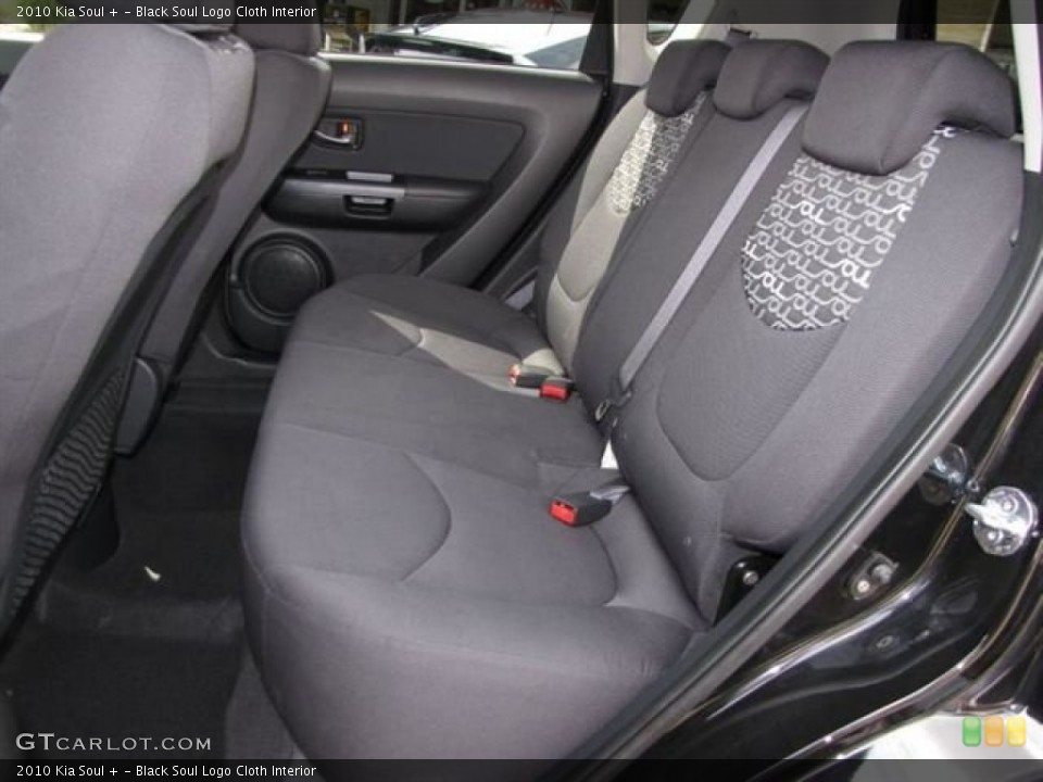 Black Soul Logo Cloth Interior Rear Seat for the 2010 Kia Soul + #63043788