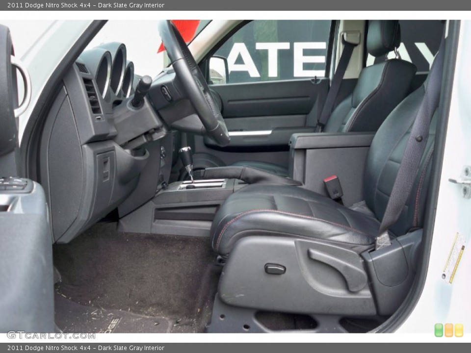 Dark Slate Gray Interior Front Seat for the 2011 Dodge Nitro Shock 4x4 #63046006