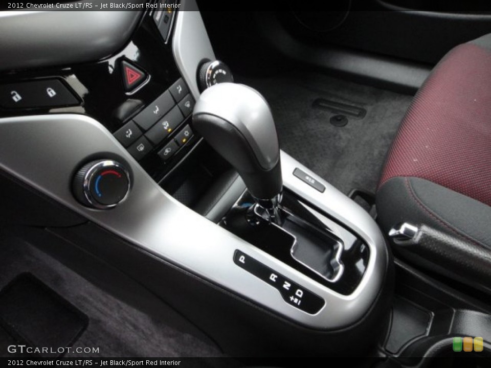 Jet Black/Sport Red Interior Transmission for the 2012 Chevrolet Cruze LT/RS #63047043