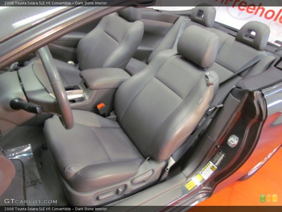 Dark Stone Interior Photo for the 2008 Toyota Solara SLE V6 Convertible #63047128
