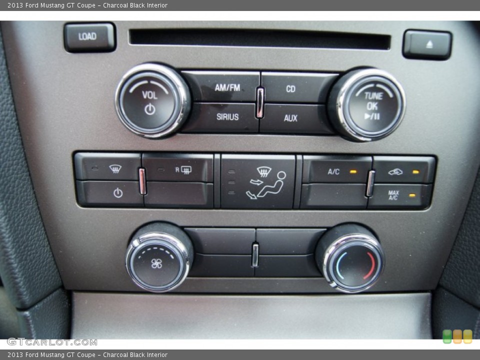 Charcoal Black Interior Controls for the 2013 Ford Mustang GT Coupe #63048629