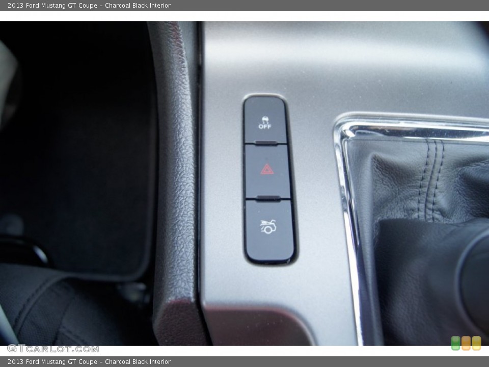 Charcoal Black Interior Controls for the 2013 Ford Mustang GT Coupe #63048646