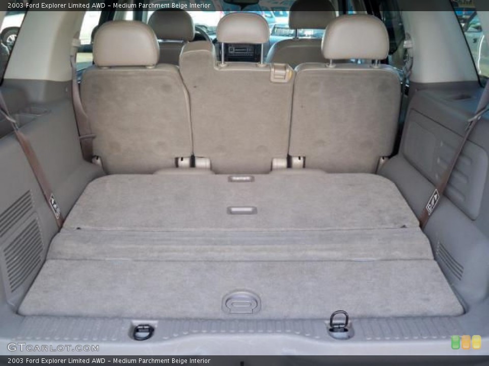 Medium Parchment Beige Interior Trunk for the 2003 Ford Explorer Limited AWD #63048900