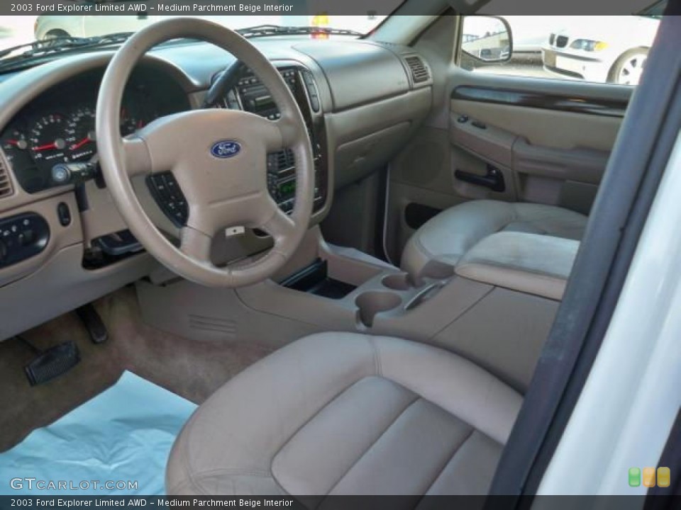 Medium Parchment Beige Interior Photo for the 2003 Ford Explorer Limited AWD #63049009