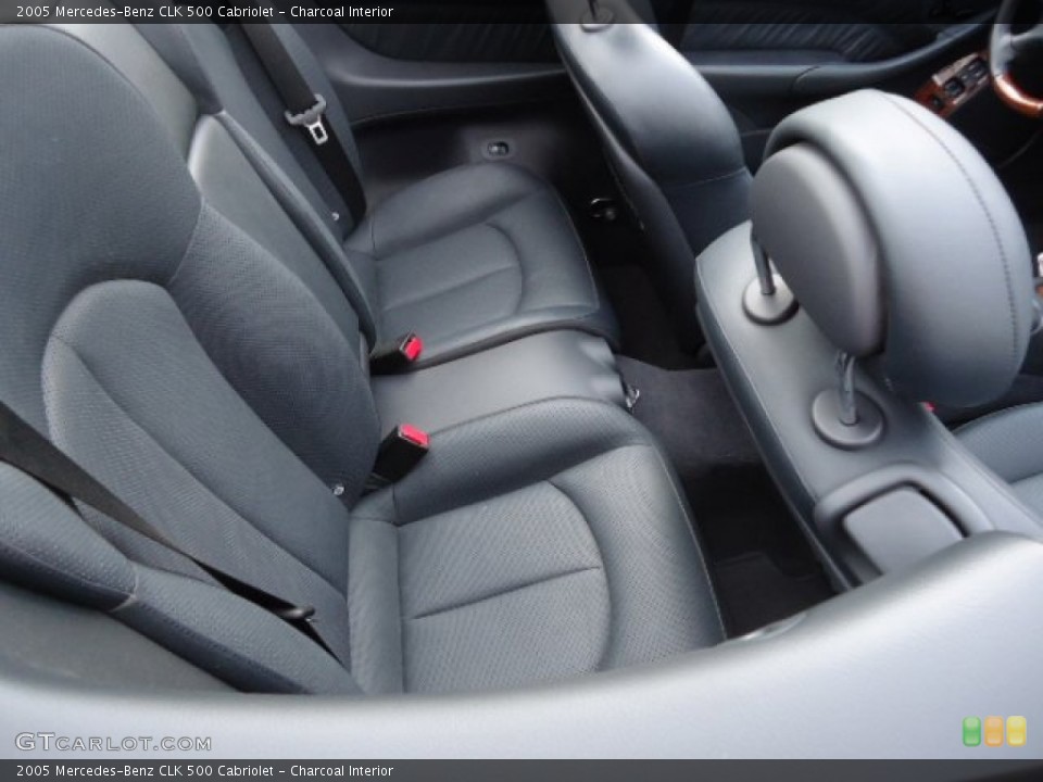 Charcoal Interior Photo for the 2005 Mercedes-Benz CLK 500 Cabriolet #63049727