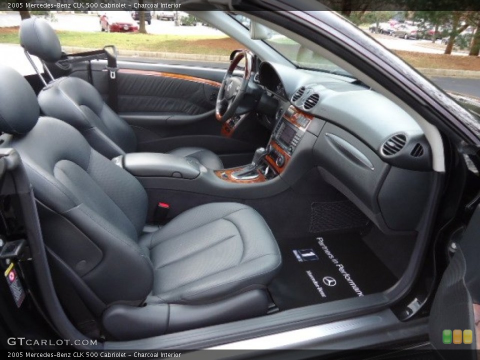 Charcoal Interior Photo for the 2005 Mercedes-Benz CLK 500 Cabriolet #63049737