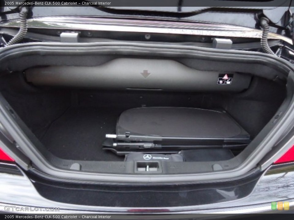 Charcoal Interior Trunk for the 2005 Mercedes-Benz CLK 500 Cabriolet #63049745