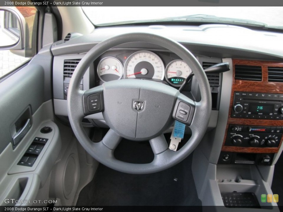 Dark/Light Slate Gray Interior Steering Wheel for the 2008 Dodge Durango SLT #63050617