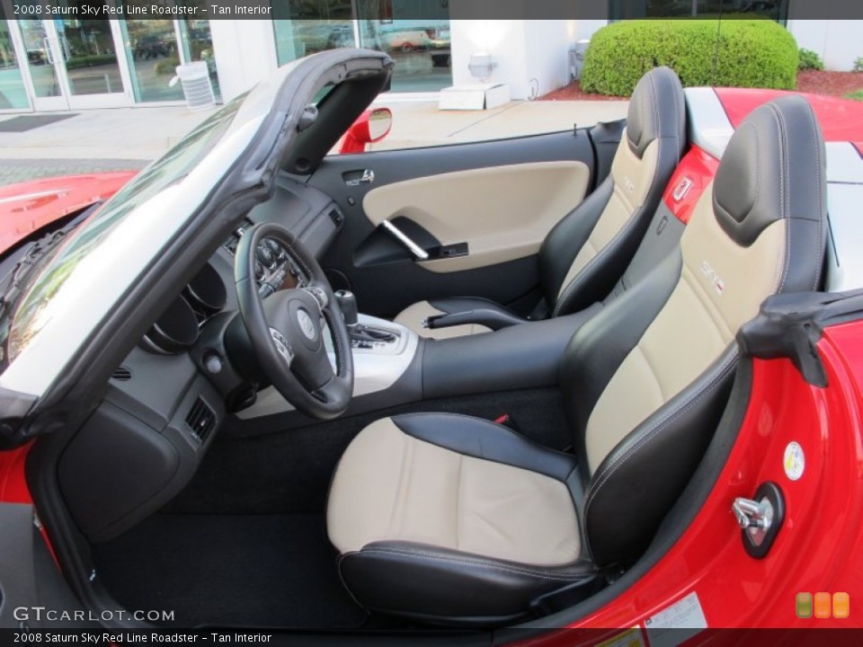 Tan Interior Photo for the 2008 Saturn Sky Red Line Roadster #63050839