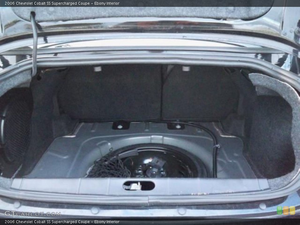 Ebony Interior Trunk for the 2006 Chevrolet Cobalt SS Supercharged Coupe #63051478