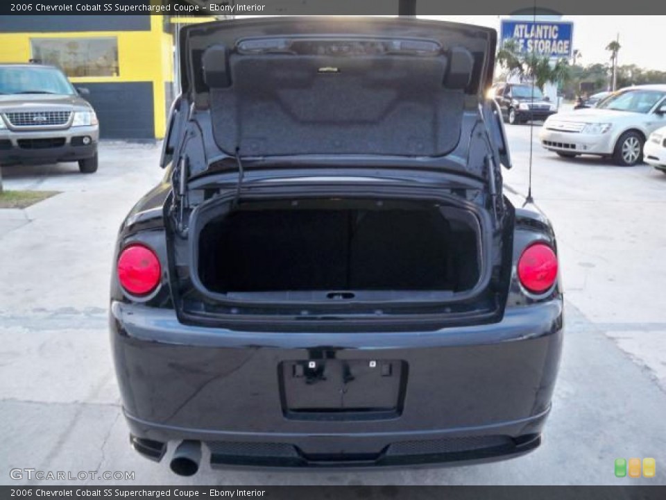 Ebony Interior Trunk for the 2006 Chevrolet Cobalt SS Supercharged Coupe #63051487