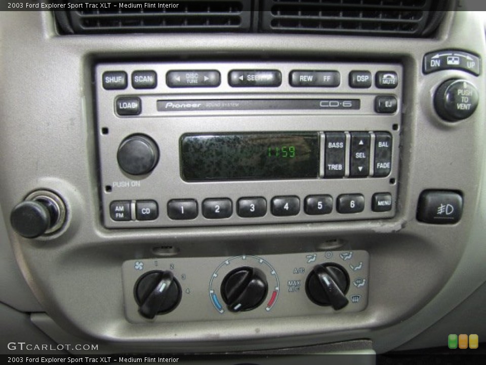 Medium Flint Interior Controls for the 2003 Ford Explorer Sport Trac XLT #63053680