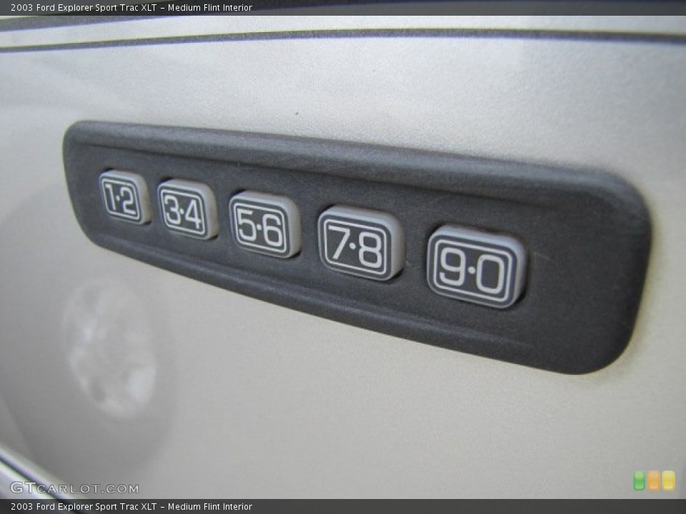 Medium Flint Interior Controls for the 2003 Ford Explorer Sport Trac XLT #63053806