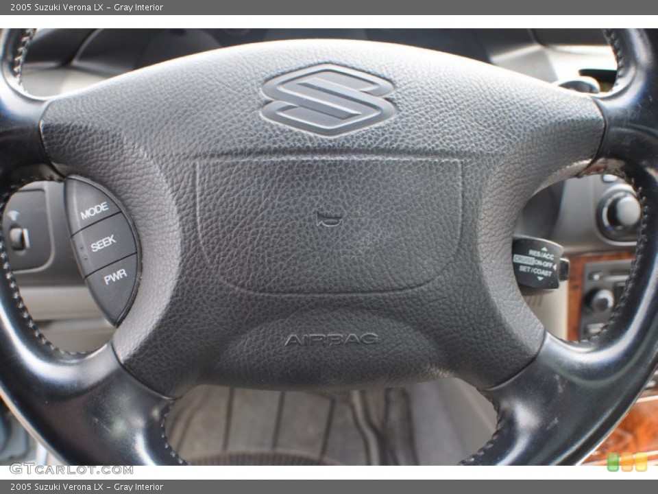 Gray Interior Steering Wheel for the 2005 Suzuki Verona LX #63054430