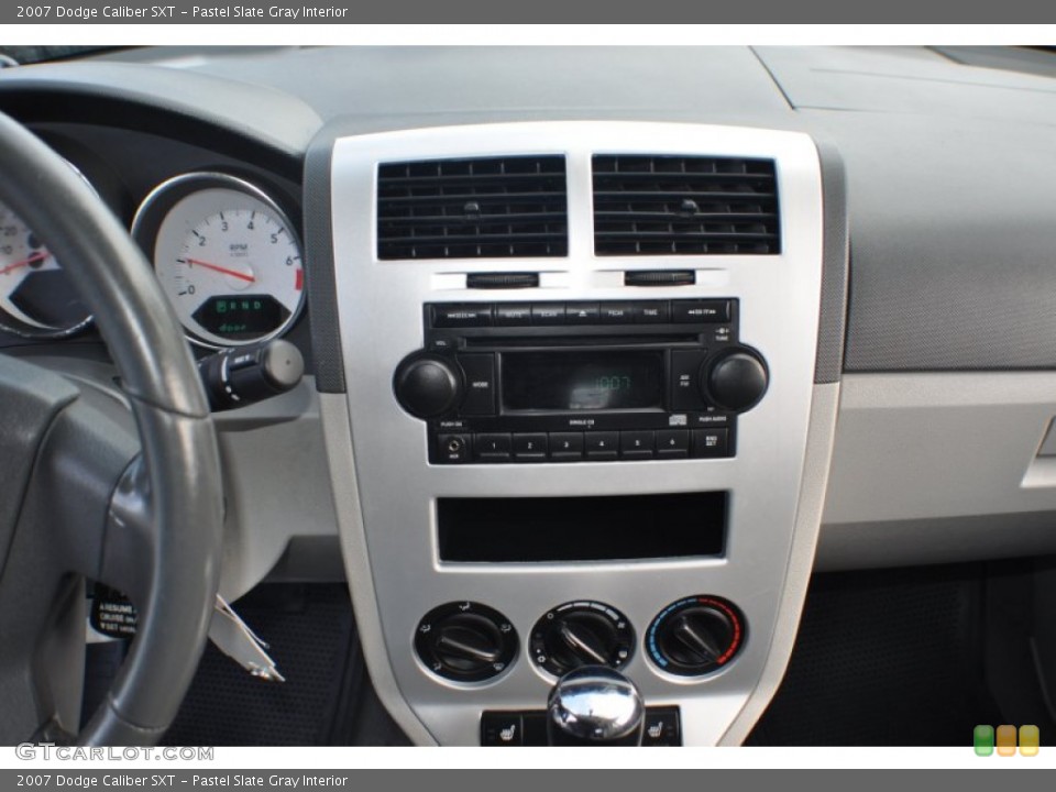 Pastel Slate Gray Interior Controls for the 2007 Dodge Caliber SXT #63054916