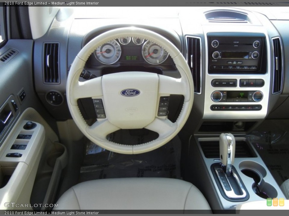 Medium Light Stone Interior Steering Wheel for the 2010 Ford Edge Limited #63056918