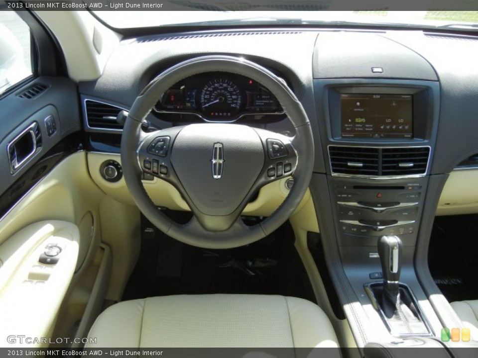 Light Dune Interior Dashboard for the 2013 Lincoln MKT EcoBoost AWD #63057538