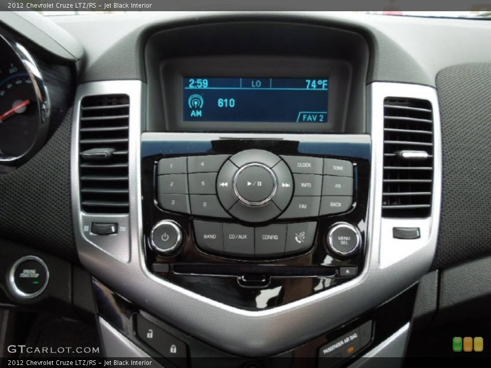 Jet Black Interior Controls for the 2012 Chevrolet Cruze LTZ/RS #63057797