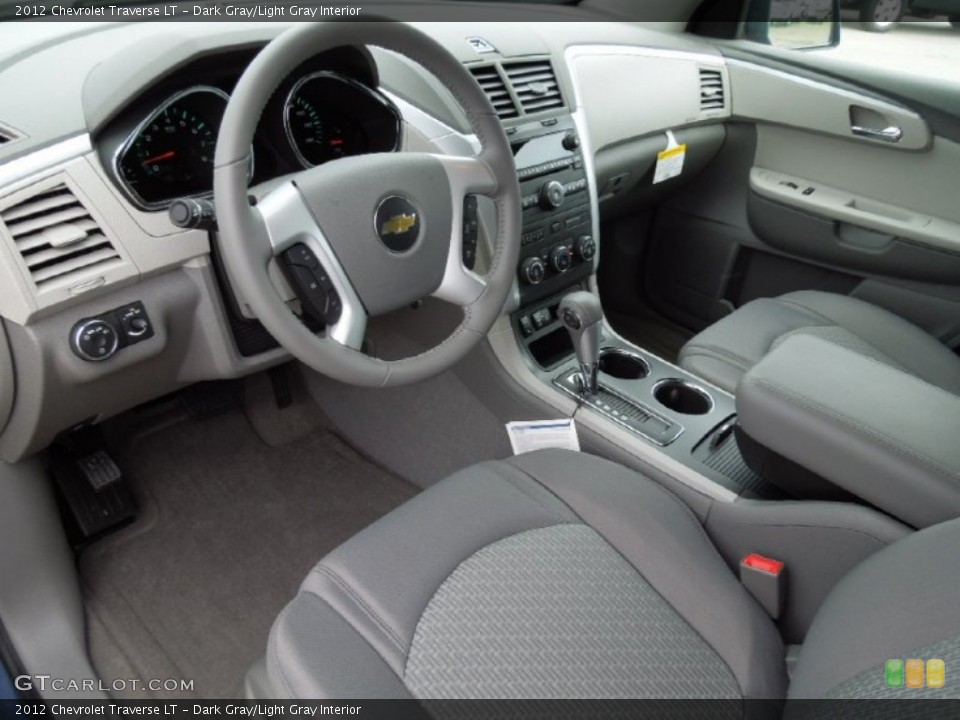 Dark Gray/Light Gray Interior Prime Interior for the 2012 Chevrolet Traverse LT #63058467