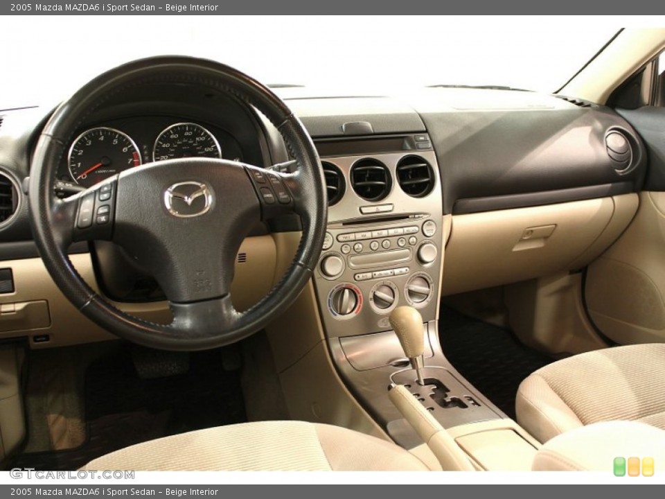Beige Interior Photo for the 2005 Mazda MAZDA6 i Sport Sedan #63058881
