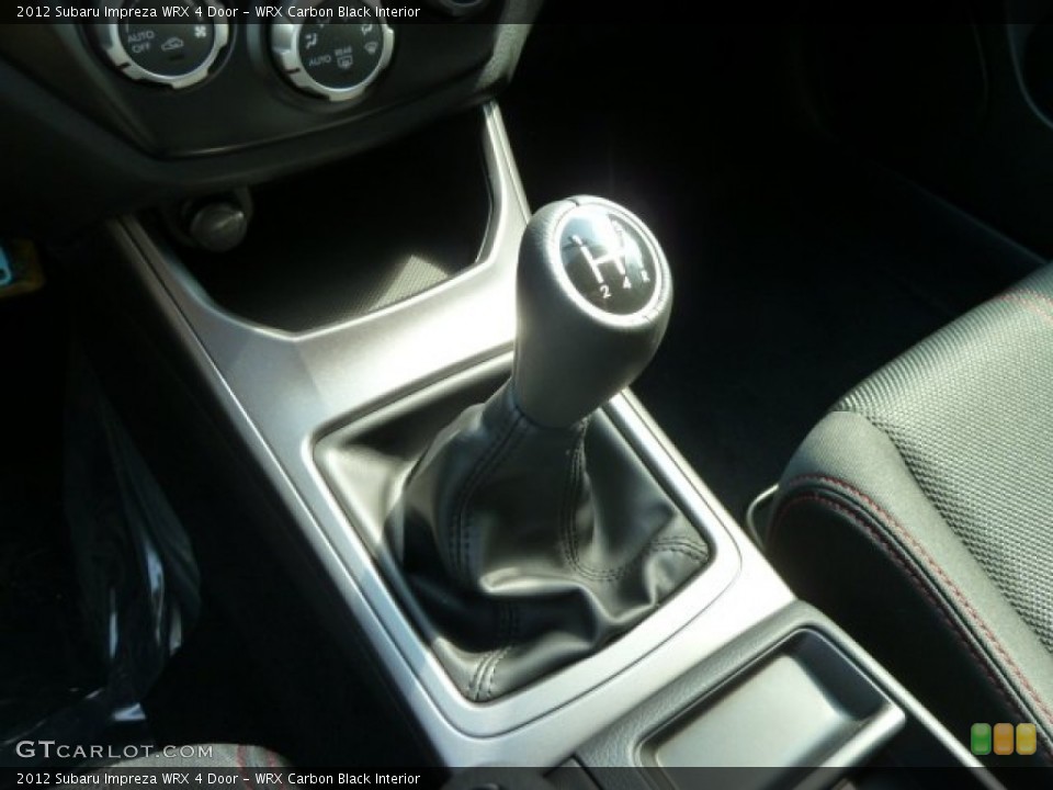 WRX Carbon Black Interior Transmission for the 2012 Subaru Impreza WRX 4 Door #63060427