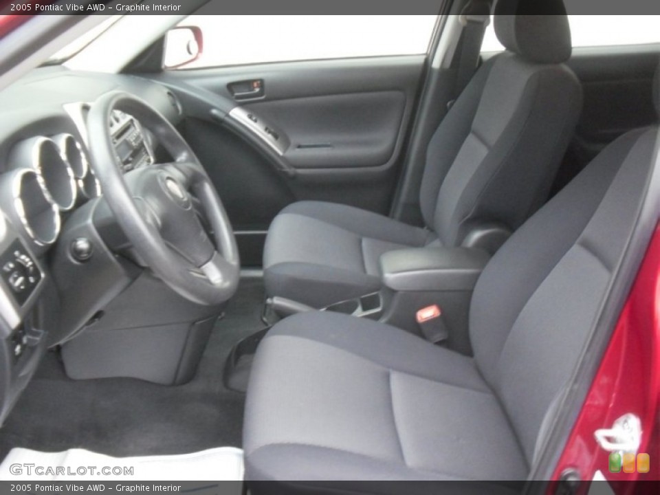 Graphite Interior Photo for the 2005 Pontiac Vibe AWD #63062221