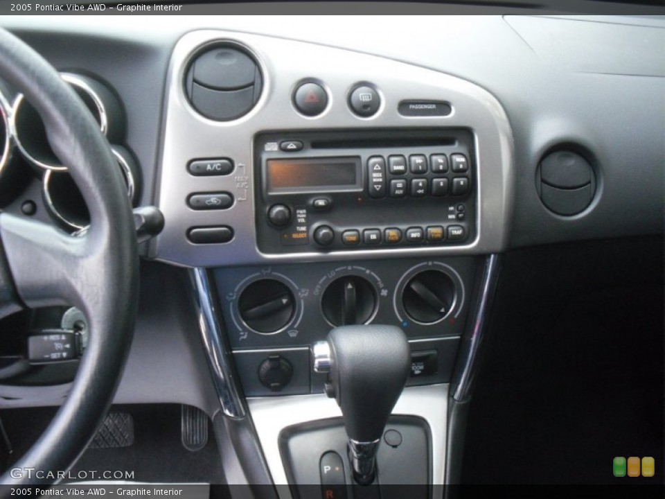 Graphite Interior Controls for the 2005 Pontiac Vibe AWD #63062293