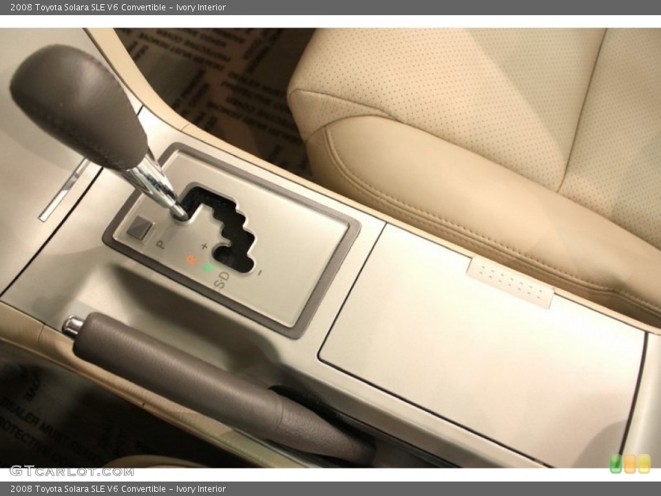 Ivory Interior Transmission for the 2008 Toyota Solara SLE V6 Convertible #63062518