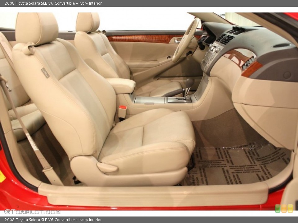 Ivory Interior Photo for the 2008 Toyota Solara SLE V6 Convertible #63062545