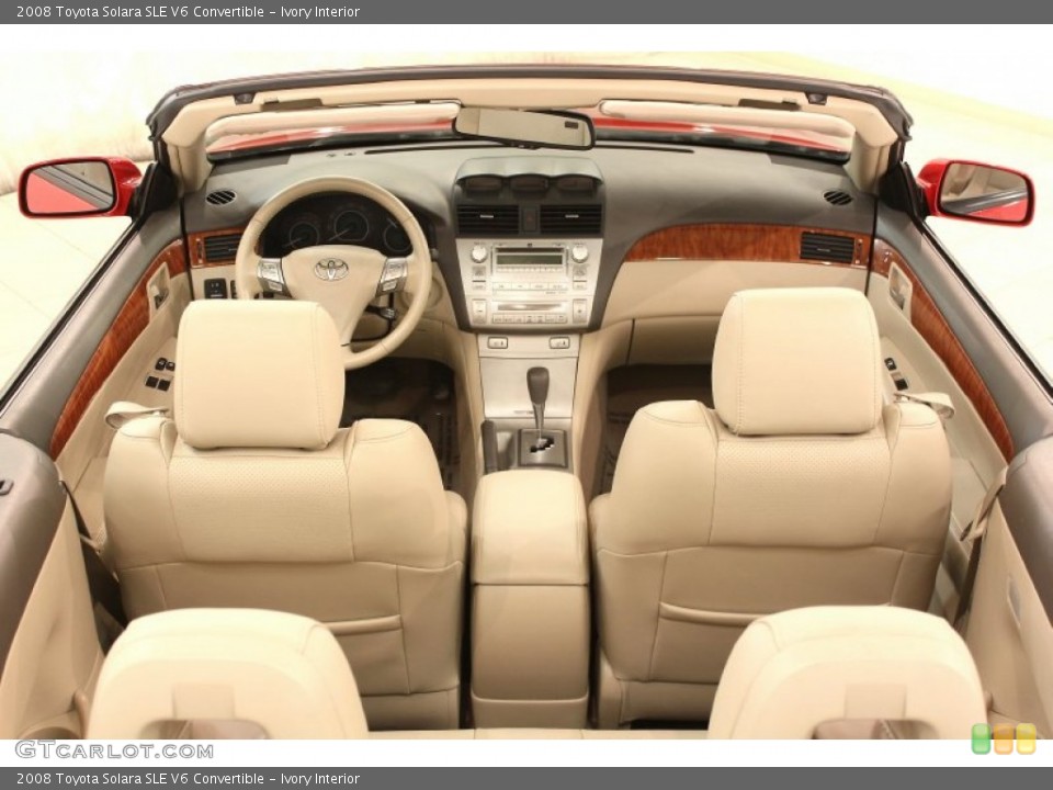 Ivory Interior Photo for the 2008 Toyota Solara SLE V6 Convertible #63062590