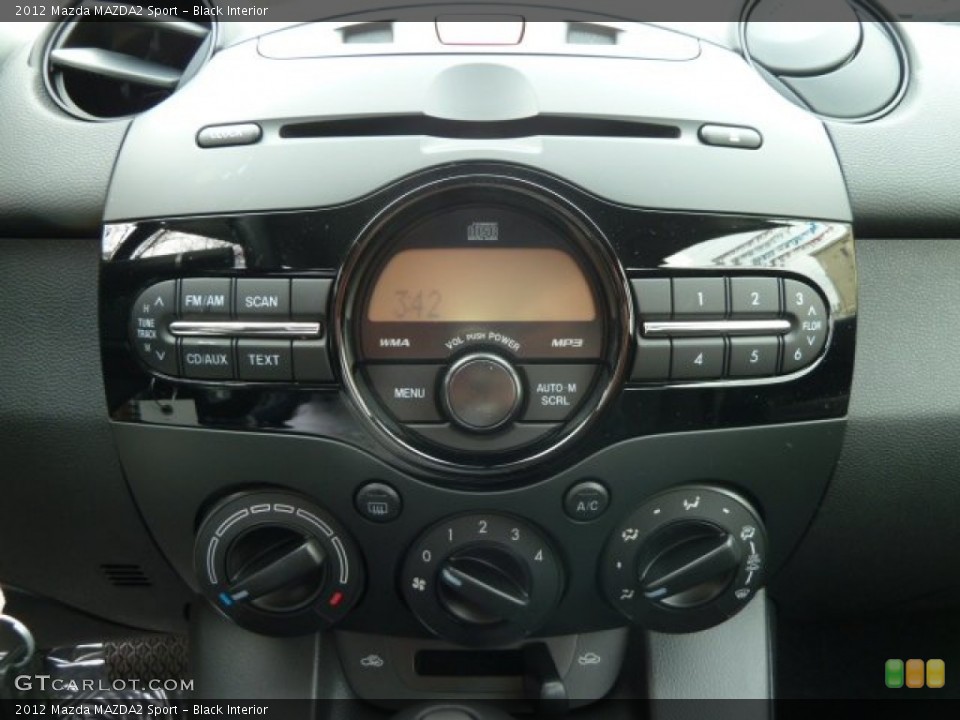 Black Interior Controls for the 2012 Mazda MAZDA2 Sport #63064072